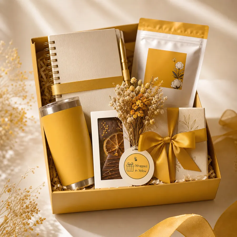 Corporate golden hamper